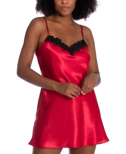 LINEA DONATELLA Dreamer Lace-Trim Satin Kimono Wrap Robe and Night Gown - Picture 2 of 2