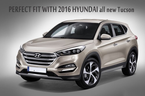 Chrome Top Window Accent Line Garnish Molding Trim 6p for 2016 - 2020 Tucson - Picture 7 of 7