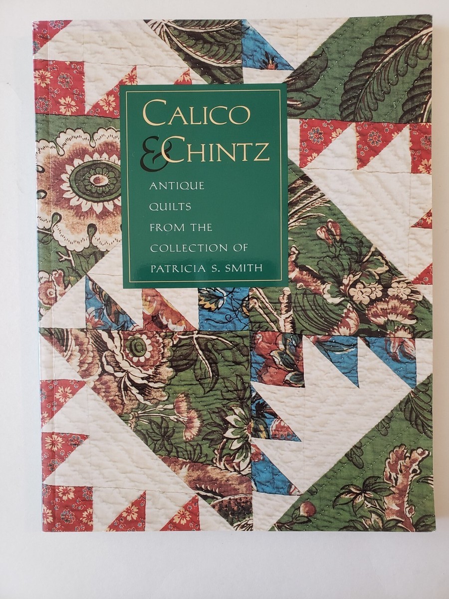 よしよし　　　OLD CALICO PATCH WORK QUILT Vintage Antique Patchwork Quilt Table Topper, Four Patch