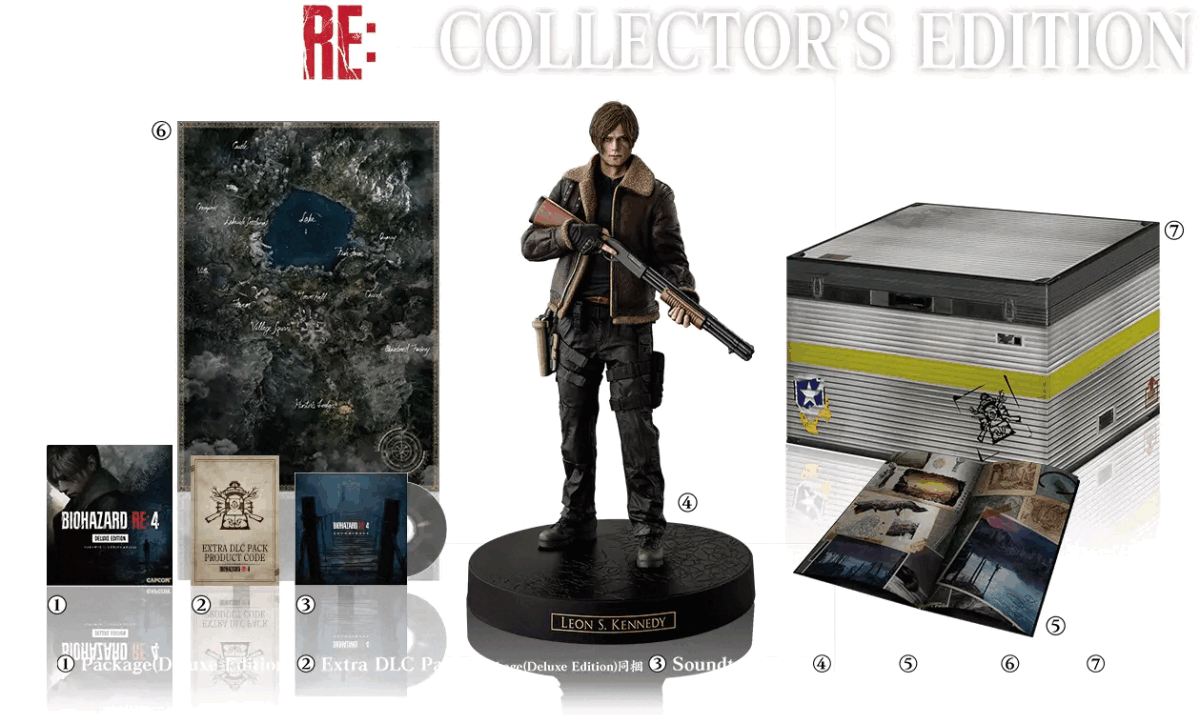 Nintendo Switch BIOHAZARD RE:4(PS5) COLLECTOR'S EDITION NEW PS5 Resident Evil 4 Biohazard 4 GOLD Edition (Remake
