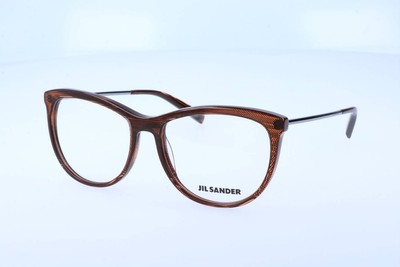 Jil Sander J4012 B BROWN STRUCTURED/GUN 54/16/ WOMAN Eyewear Frame