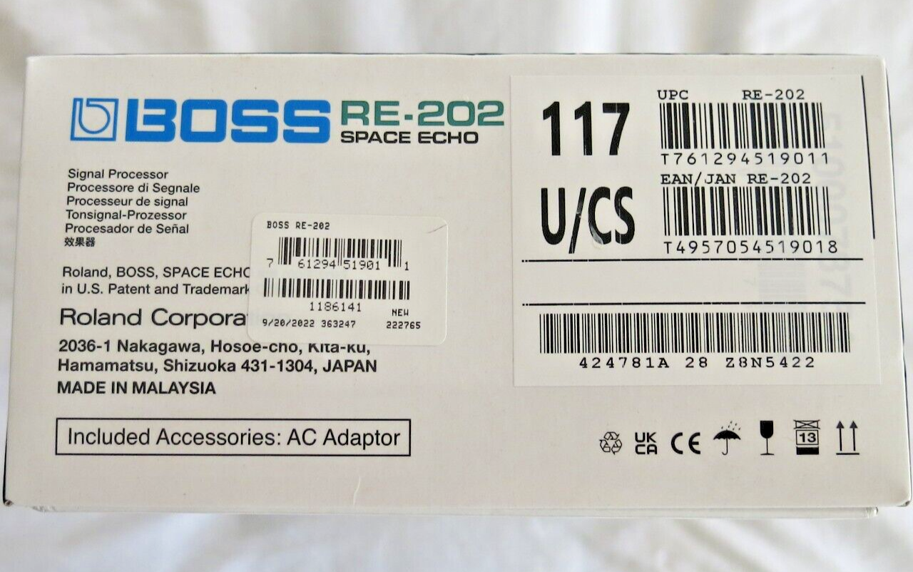BOSS RE202 Space Echo eBay