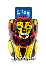 Vintage Metal Tin Litho Toy Noisemaker Party Clicker Circus LION Made in Japan