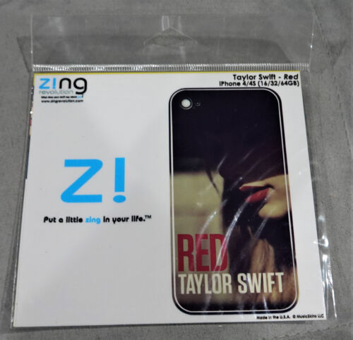 Taylor Swift Red Iphone 4 4S Apple Skin NEW Sticker - Picture 1 of 1