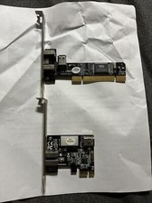 firewire pci card lot of 2