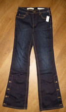 NEW Women's Pilcro and the Letterpress Dark High Rise Boot Cut Jeans sz. 28 NWT