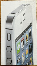 Original Apple iPhone 4S 16GB White Empty Replacement BOX ONLY-