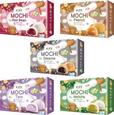 5er Set MOCHI SELECTION von Bamboo House | 5 verschiedenen Sorten Klebreiskuchen