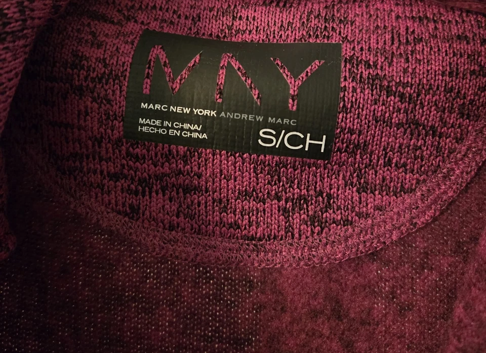 Andrew Marc New York Womens Long Sleeve Fleece Lined Full Zip Jacket Size Small - Изображение 2 из 4