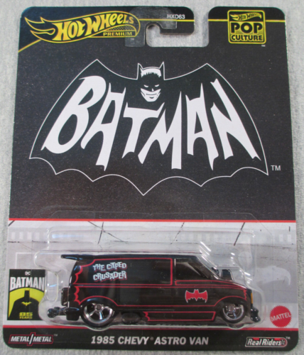 1985 Chevy Astro Van (Batman) - Sealed die cast - Hot Wheels Premium Pop Culture