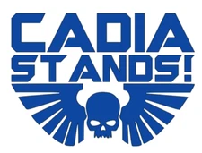 Vinyl Car Decal Sticker - Warhammer 40k Astra Militarum Cadia Stands d&d game