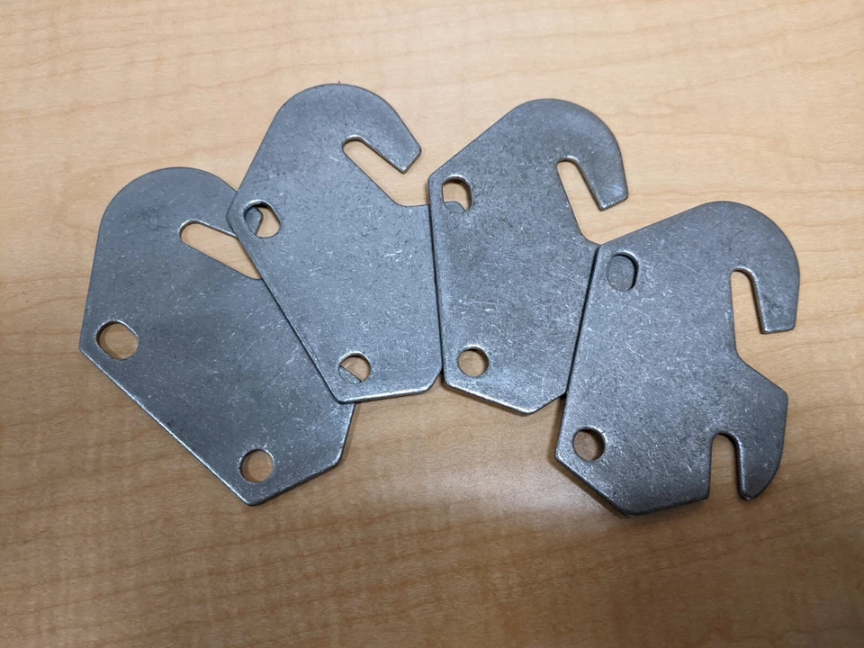 "Draw-Tite" Bed Rail Hooks bed side end connection connecting hardware plate - Image 2 of 4