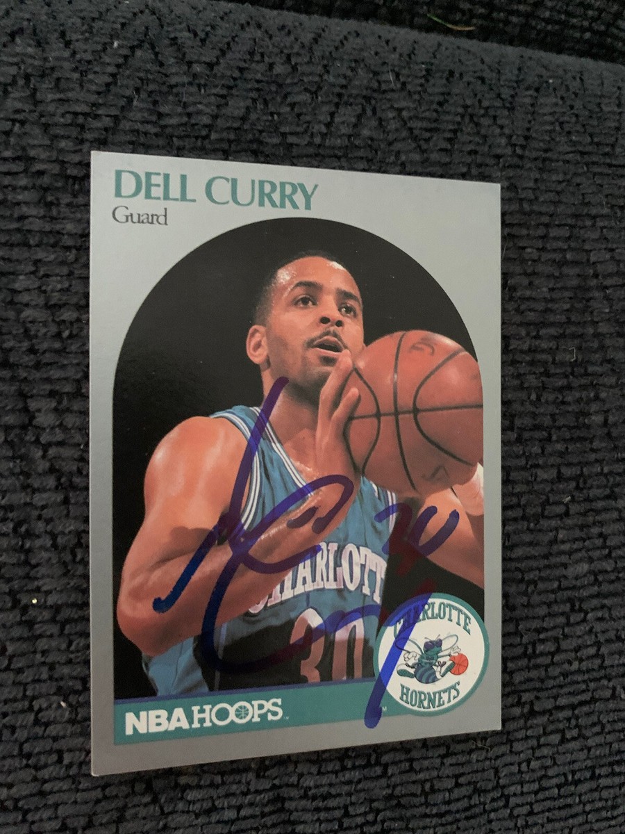 デル カリー　NBAカード Signed Trading Card Dell Curry Autographed Basketball | eBay