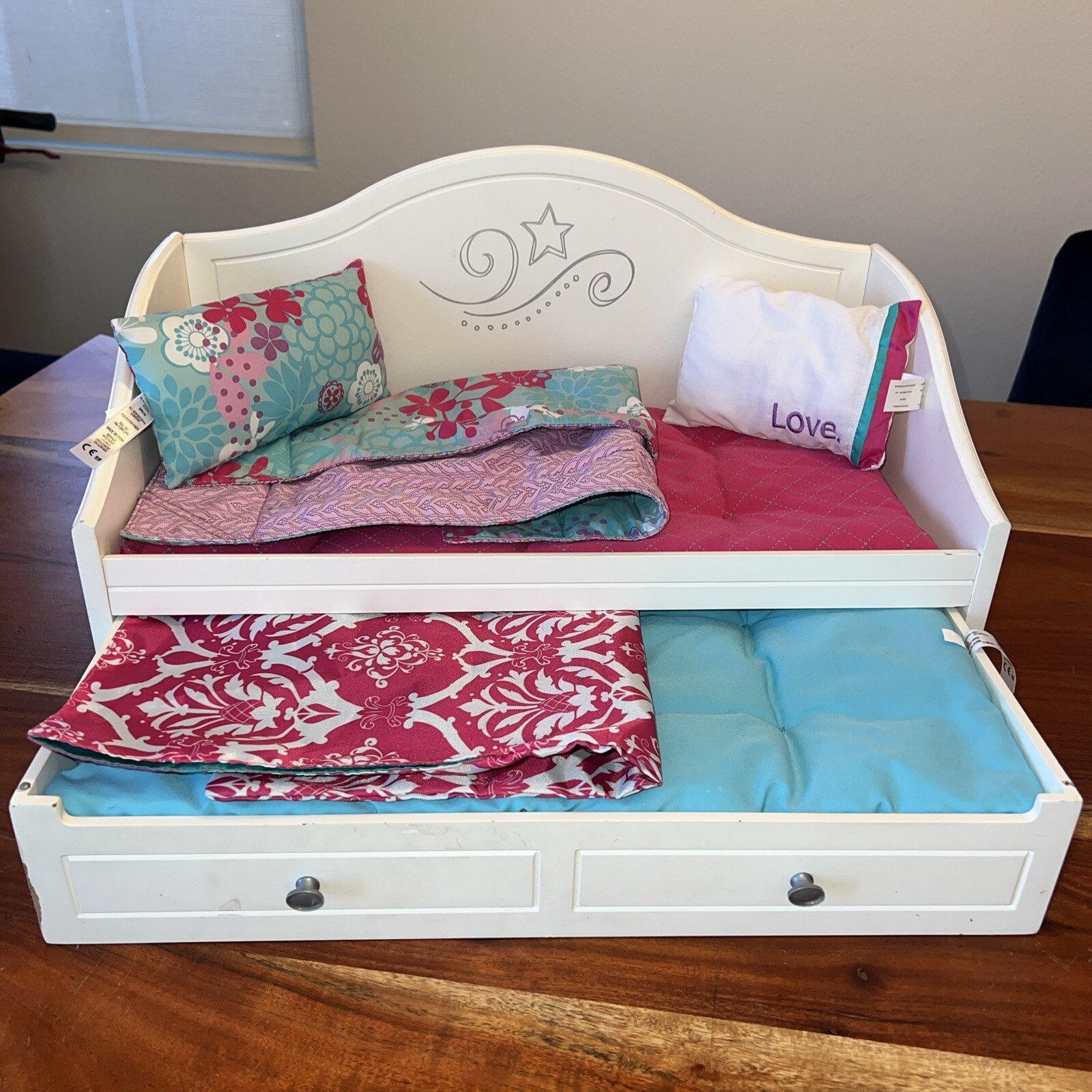 American Girl Trundle Bed and Bedding Set 887961490213 eBay
