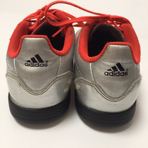 Adidas FSO Boy’s Soccer Cleats ART G61519 Sz 3 Youth Orange / Silver - Picture 6 of 8