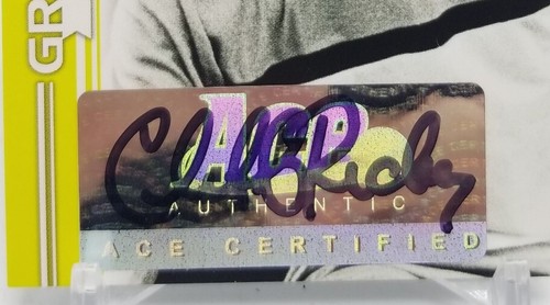 2013 ACE Authentic Grand Slam CLIFF RICHEY Lime Green Auto /10 ATP Tennis BA-CR1 - Picture 4 of 6