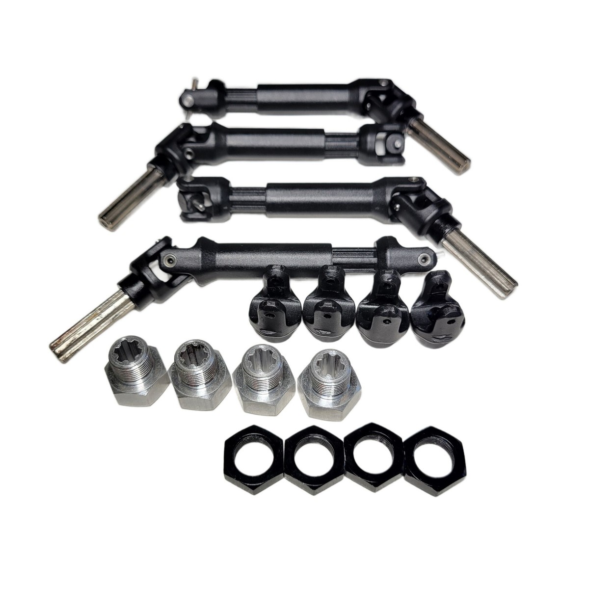 Redcat Valkyrie TR Driveshafts Axles Stubs 17mm Hexes & Nuts Front