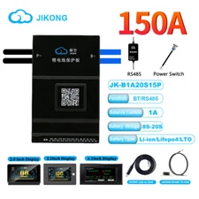 JK Smart BMS 150A 1A Active Balance BMS 8-20S Li-ion LiFePo4 LTO Battery Lot