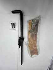 Nuvo Iron Cane Bolt Black Powder Coated Galvanized Steel 18"CBW