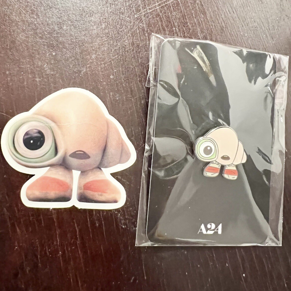 Marcel the Shell with Shoes On - enamel pin and sticker lot