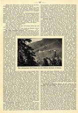 Najwyższy wiejski urząd pocztowy w Europie. tekst+obraz z 1901 roku