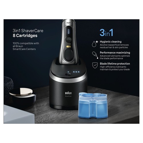 Braun 3in1 ShaverCare Center Refill Cartridges, Hygienic Cleaning, 6+2 Pack - Picture 6 of 7