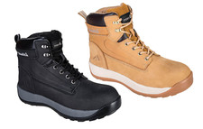 SAFETY STEEL TOECAP STEEL MIDSOLE PROTECT CONSTRUCTION ANTI SLIP NUBUCK CE BOOTS
