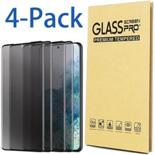 4x For Samsung Galaxy S20/Plus/Ultra/FE Tempered Glass Screen Protector Privacy