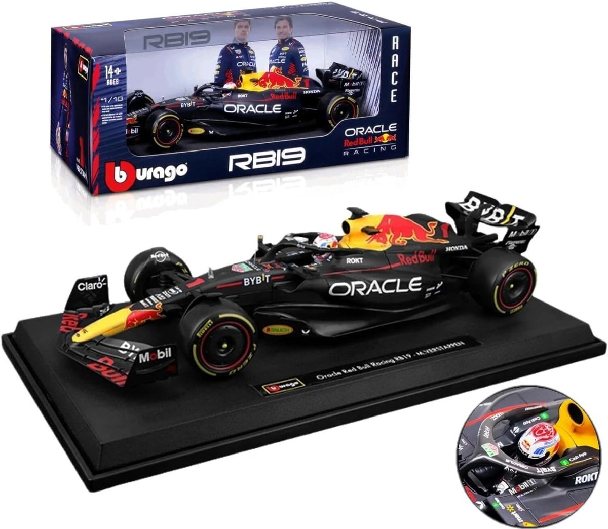 【現在希少】RB19 1/18 burago ミニカー Bburago 1:18 Oracle Red Bull Racing RB19 2023 #1 Max Verstappen F1