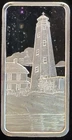 1975 Sandy Hook America The Beautiful Hamilton Mint-0.999 Silver 1 Oz Art Bar