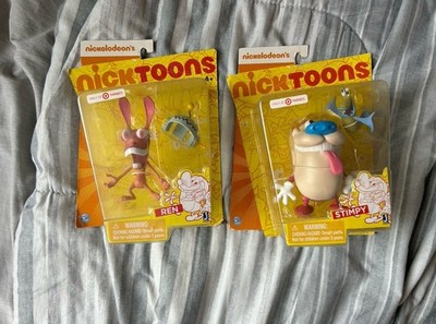 2012 Jazwares Nickelodeon's Nicktoons Ren & Stimpy Figure Set New Box Damage