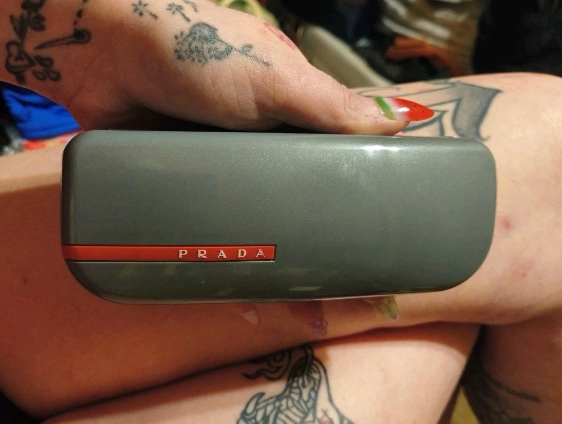 PRADA Gray Eyeglass Hard Cases for sale | eBay display picture 1