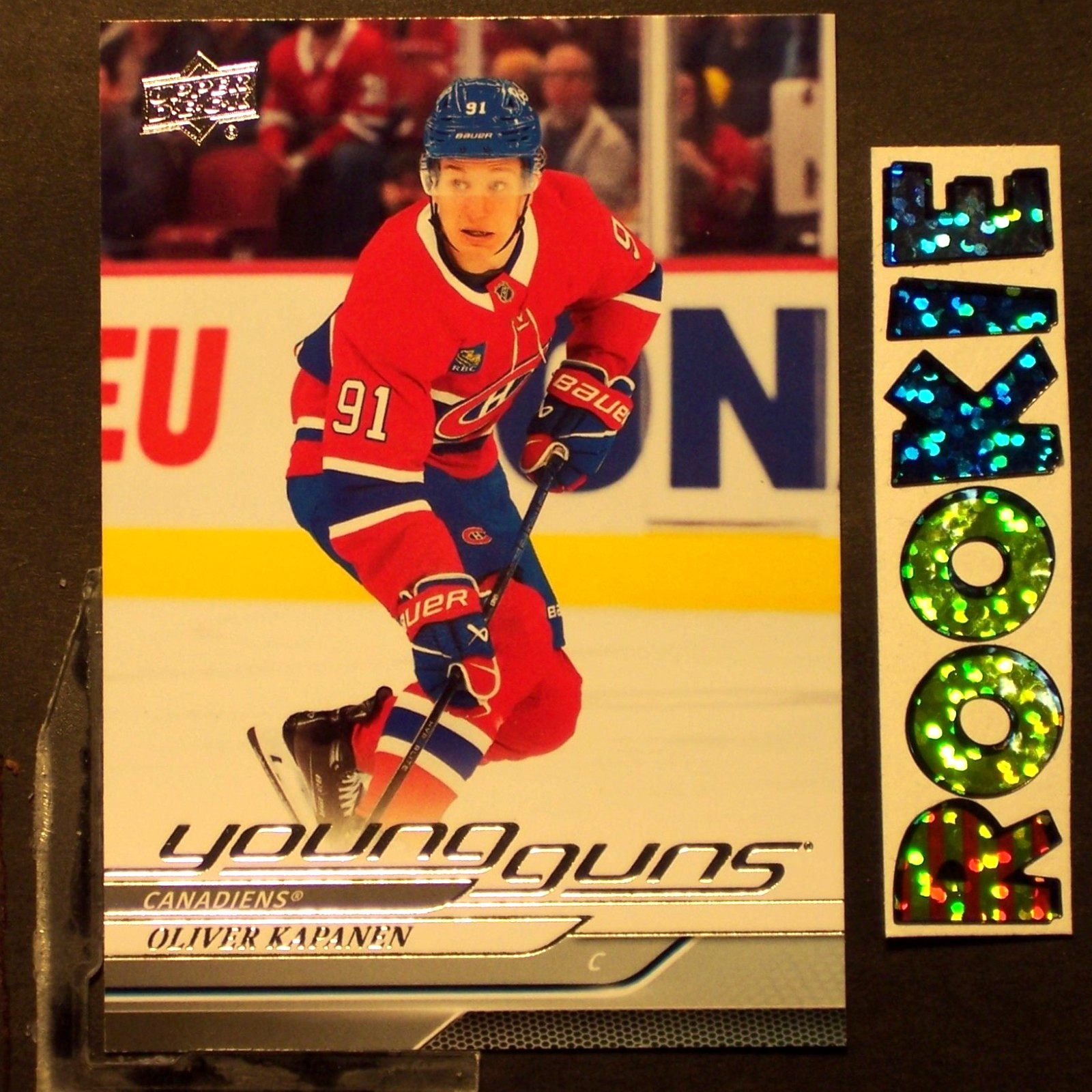 OLIVER KAPANEN 2024-25 Upper Deck Young Guns #461 YG ROOKIE RC Canadiens