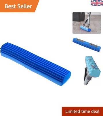Einzelner antimikrobieller Wischschwamm-Nachfüllkopf für Superdry Plus Wischmopp - 6 x 32 cm