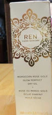 Ren Clean Skincare Moroccan Rose Gold Glow Perfect Dry Oil