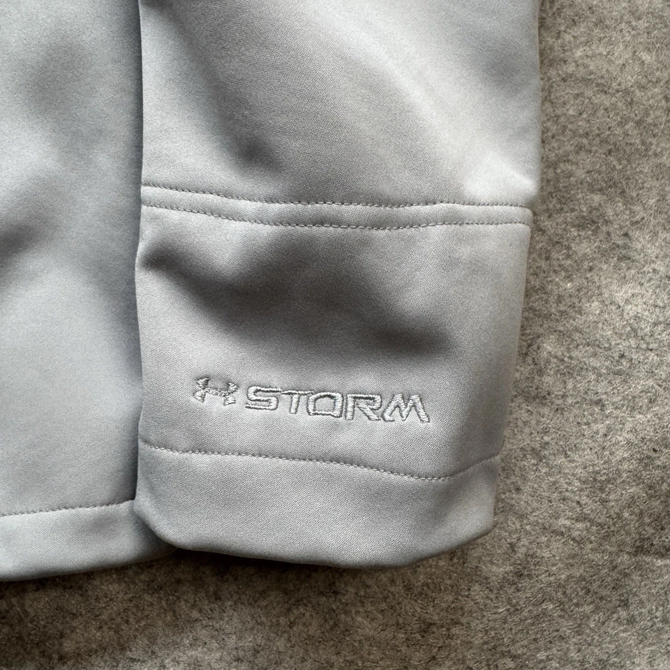 Under Armour Jacket Mens Large Gray Infrared Storm Werewolf Hooded Primaloft - Image 3 of 4