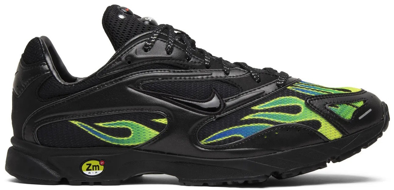 Size 10 - Supreme x Nike Zoom Streak Spectrum Plus Black for sale