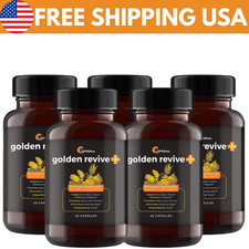  5 Pack UpWellness Golden Revive  Joint Support Supplement Featuring Turmeric