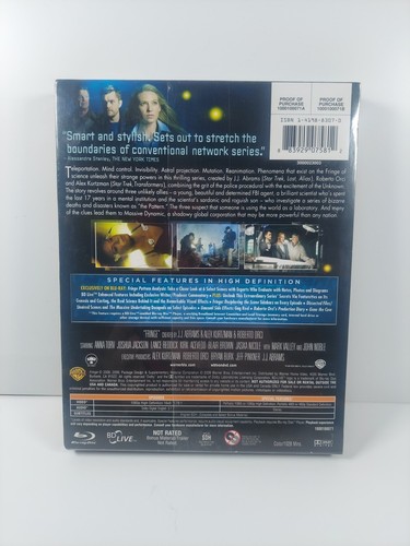Fringe The Complete First Season 1 One Blu-ray NEW JJ Abrams -V1 - Picture 2 of 2