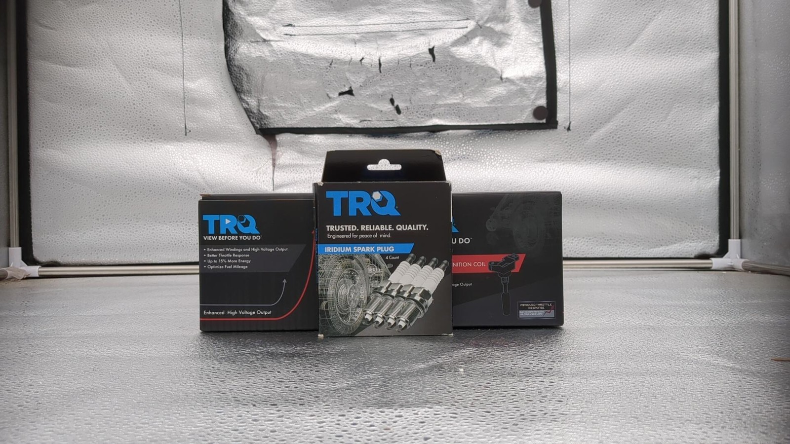 Trq Ignition Coil & Spark Plug Kit 6 Piece Iridium Spark Plugs Compatible With