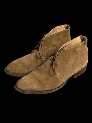 Herren Lucchese Evan Wildleder Chukka Stiefel Größe UK9 US10 Hergestellt in den USA