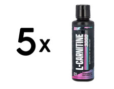 5 x Nutrex L-Carnitine 3000, Strawberry Watermelon - 465 ml. (40,84 EUR/L)