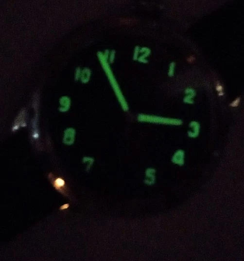 Big Vintage original Uhrenfabrik BUREN AG military watch II WW, nickel case 53mm - Image 4 of 4