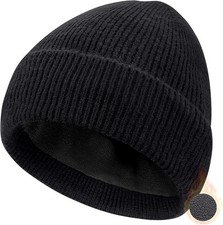 Winter Beanie Hats for Women Men Fleece Slouchy Knit Thick Beanies Warm Thermal