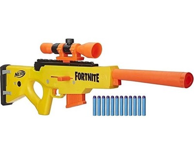 Nerf Fortnite BASR-L Clip Fed Blaster w/ Removable Scope - Non-Retail Box