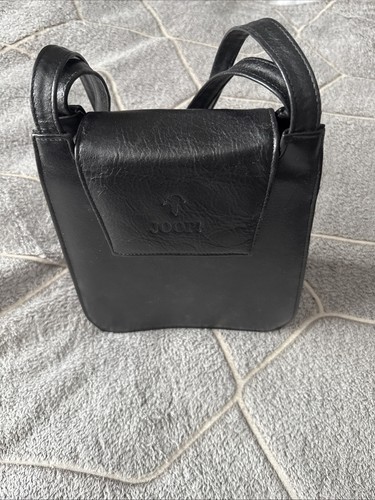 Joop! Designer Handtasche Echtes dickes Leder Schwarz guter Zustand Megaschön
