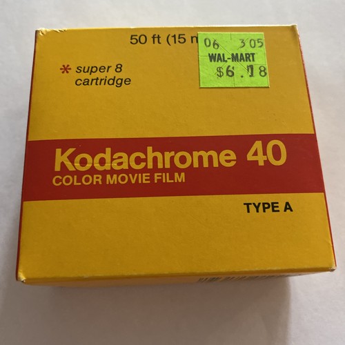 Kodachrome 40 Color Movie Film Super 8 Type A KMA 464 50 ft Expired 1983 Sealed
