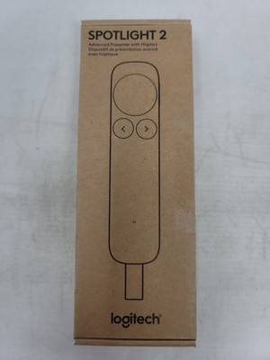 Logitech Spotlight 2 Wireless Bluetooth Laser Pointer Presenter w/ Haptics Black