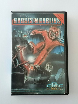 Commodore 64 Ghosts 'n Goblins Spiel von Elite - 1st Release - getestet funktioniert