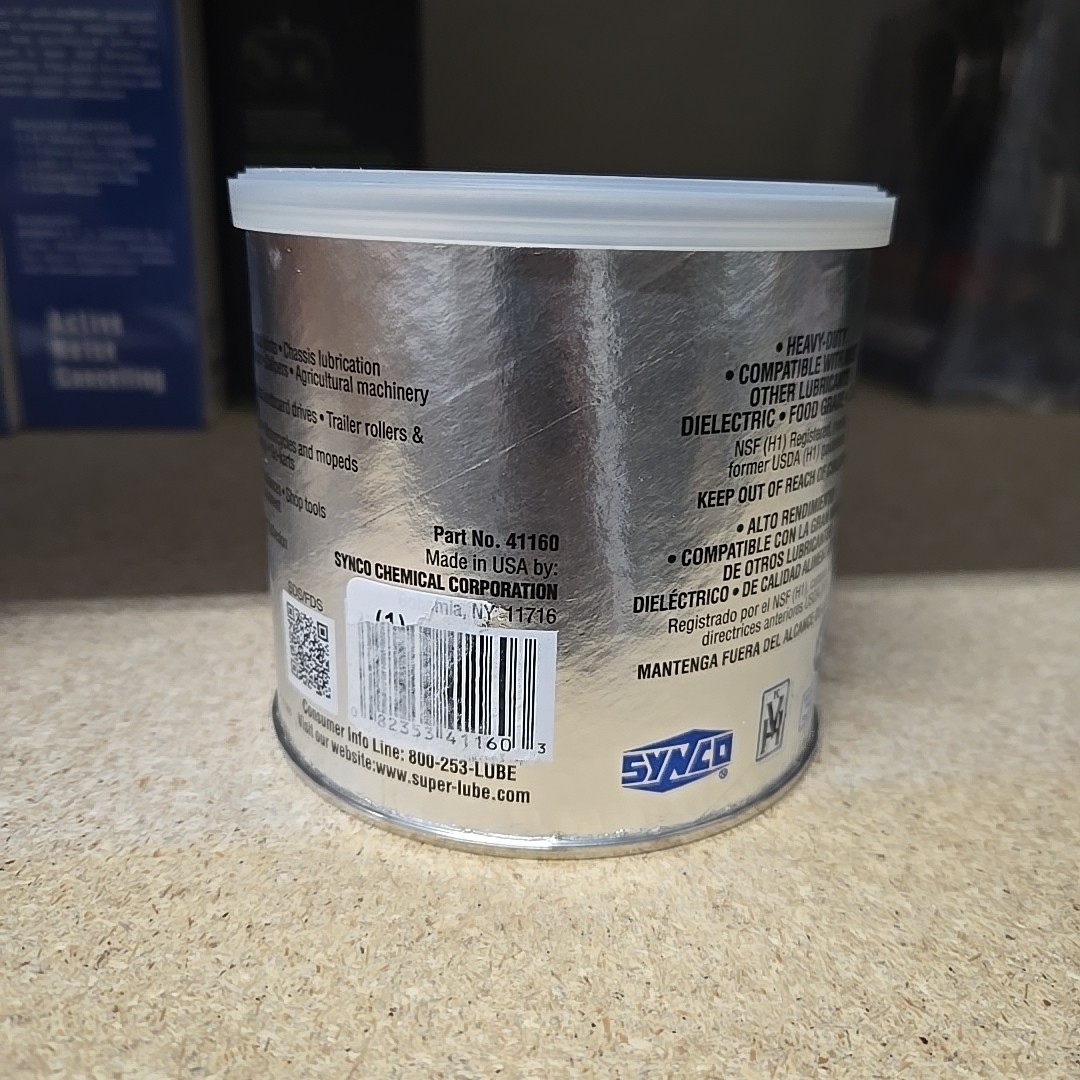 New Super Lube Multi-Purpose Synthetic Grease  400grams Old type.